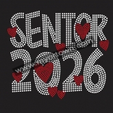 Sentor 2026 Rhinestone Custom Motif Rhinestone Heat Transfer  30pcs